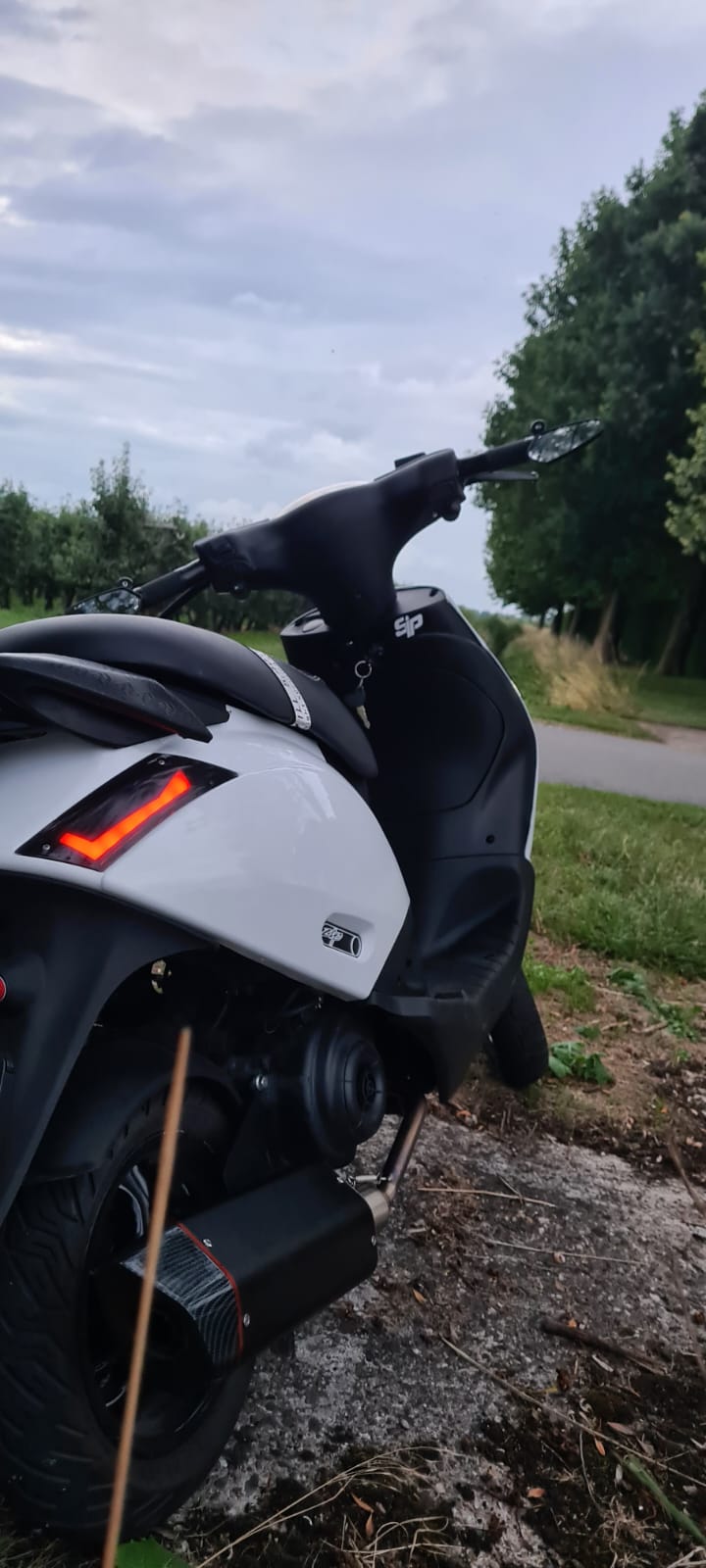 Piaggio Zip - Reflectoren Wit - 3D Printed